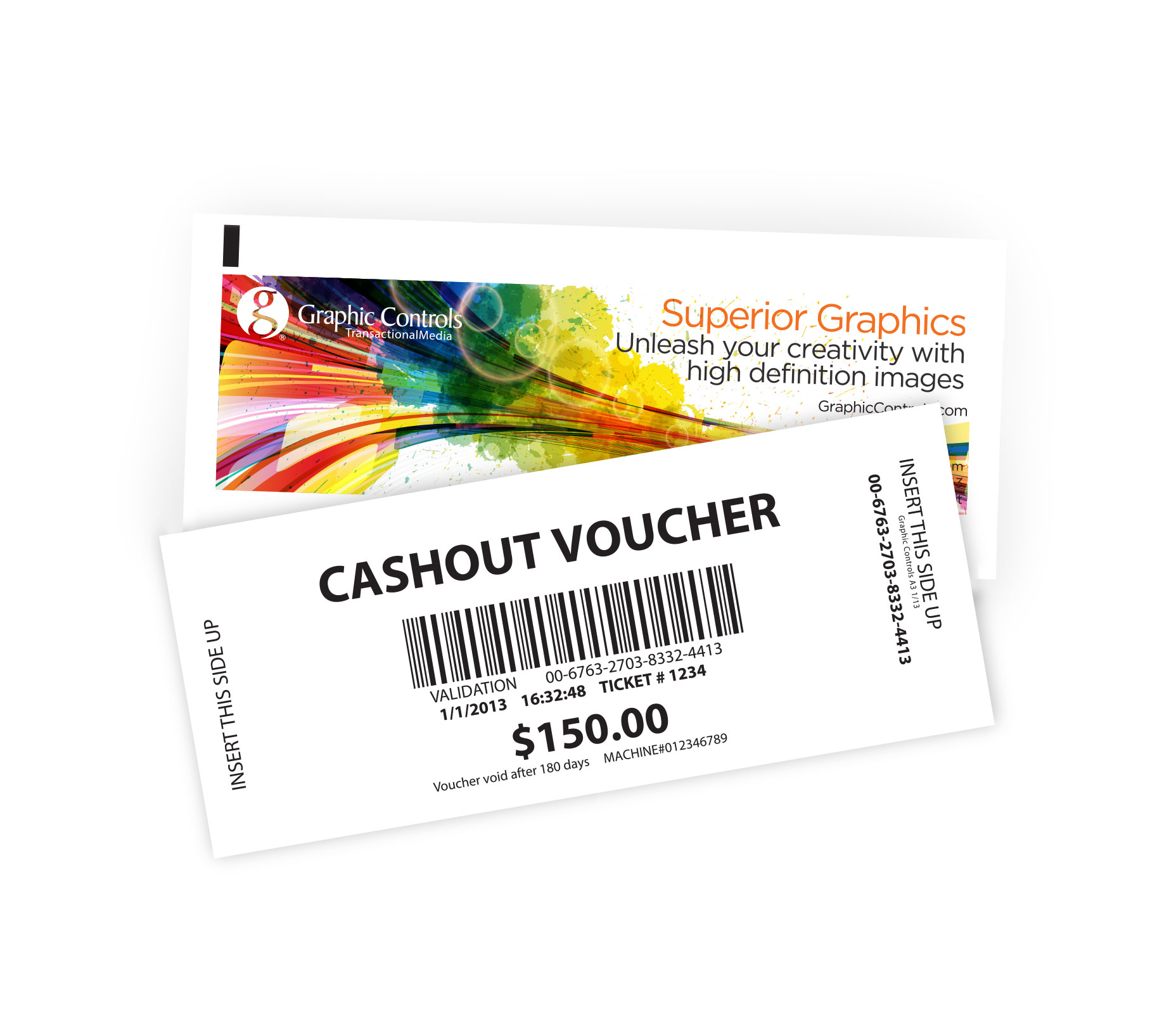 TITO Tickets Cashout Voucher