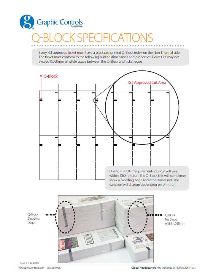 <p>Q-Block Specifications</p>