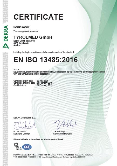 <p>ISO 13485:2016 CMDCAS Registration</p>